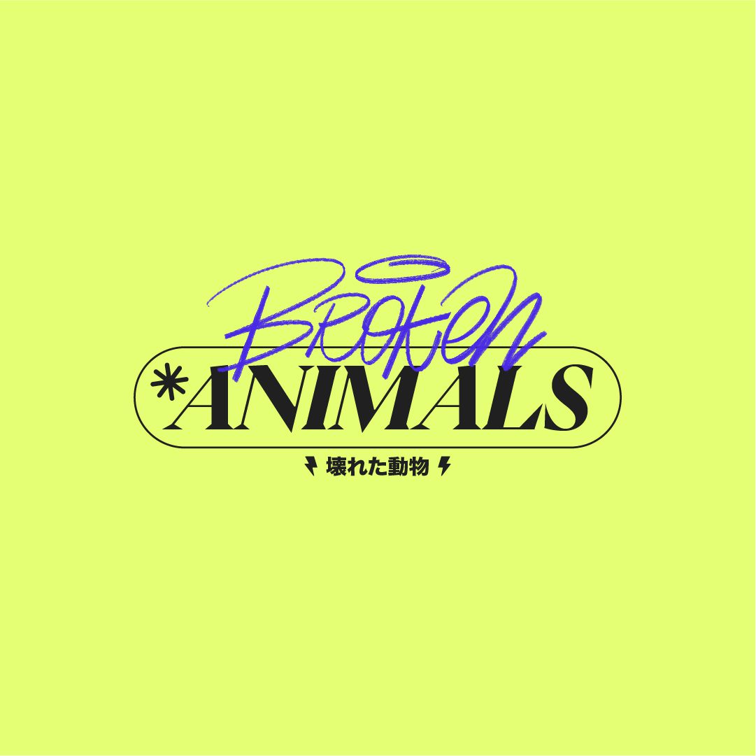 broken animals logo design