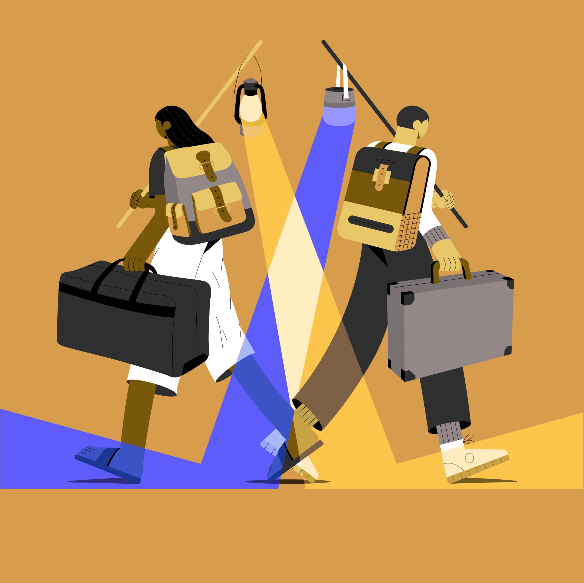 migrants international day illustration