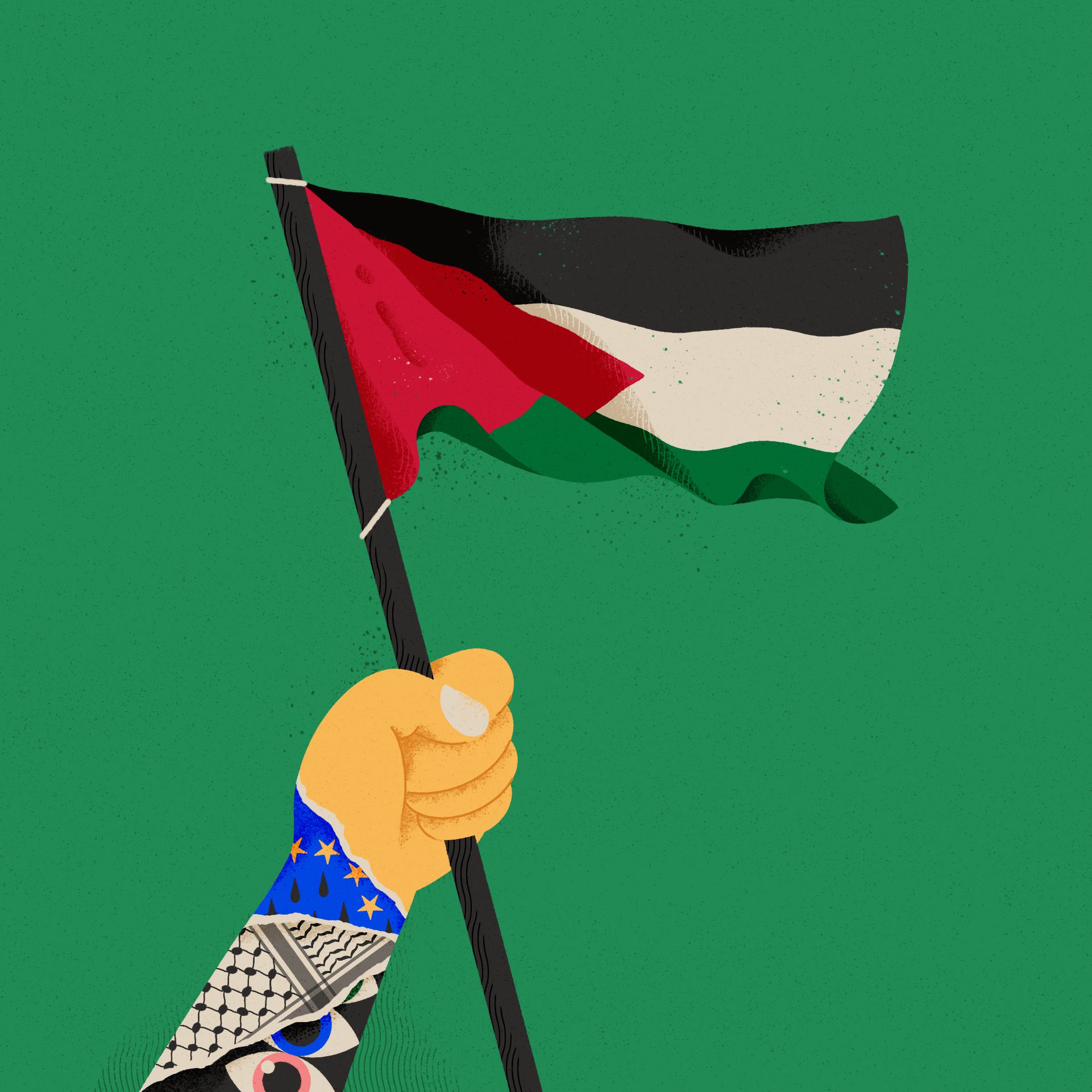 free palestine illustration