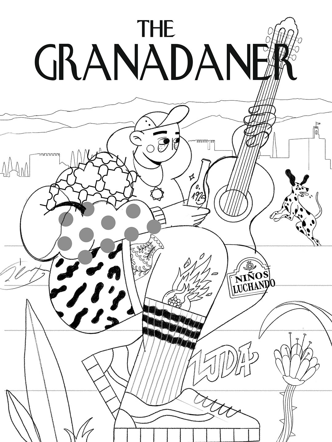 the granadaner illustration sketch